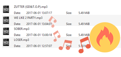 Spotify での音楽を気軽に CD に焼く