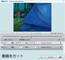 Any Video Converter Proで動画をカット